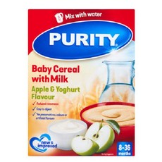 Purity Baby Cereal with Milk - Apple & Yoghurt 24x200g