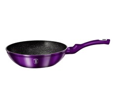Berlinger Haus 28cm Marble Coating Wok - Royal Purple