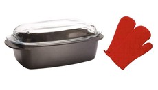 Elo - Roaster With Glass Lid and Mitts