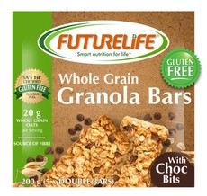 FUTURELIFE Whole Grain Choc Bits Granola Bar - 12 x 5 x 40g