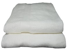 Surplus Design 4 Bath Sheet 100x160 900gms - White