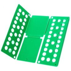 Clothes Folder Organizer Plastic Quick Shirt Folding Board- Green