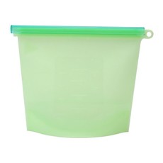 Silicone Storage Bags - 1000ml - Green (4 Pack)