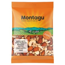 Montagu Mixed Nuts Roasted & Salted with Peanuts 500g