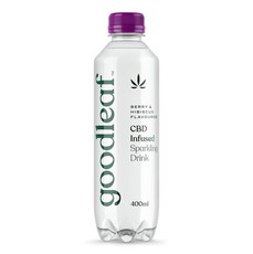 Goodleaf CBD Infused Sparkling Water - Berry & Hibiscus (12 x 400ml)