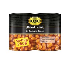 KOO - Baked Beans in Tomato Sauce 4x410g