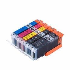 Compatible Canon 450/451's CLI-450BK/CLI-450K/C/M/Y Inkjet Cartridges - Mul