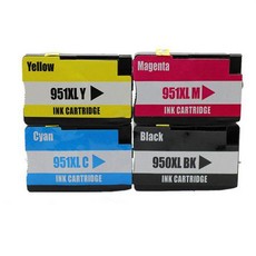 Compatible Ink HP 950XL & 951XL Value Pack Combo Deal (B,C,M,Y) - Black & All Colours