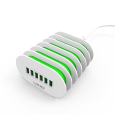 LDNIO A6702 6-Port 7-Amp USB Auto-ID Charger