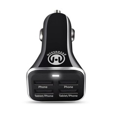 HYPERGEAR USB Car Charger - Black