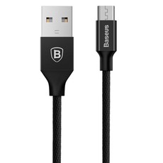 Baseus 1m - 2A Yiven USB Type-A 2.0 to Micro Cable - Black