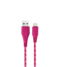 ENERGEA NyloXtreme Combat Lightning Cable - Pink 1.5m