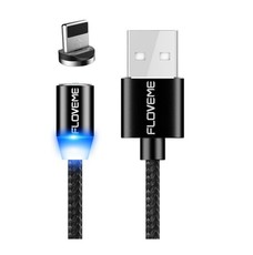 Floveme Magnetic Charging Cable with iOS Plug