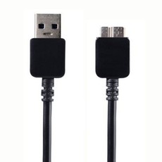 USB 3.0 Charge/Sync Cable for Samsung Galaxy S5/Note 3 Hard Drive - Black