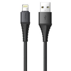 Rock 1.2m Nylon Braided iPhone Lightning to USB Cable