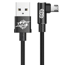 Baseus 2m - 1.5A MVP USB Type-A 2.0 to Reversible Micro USB Cable - Black