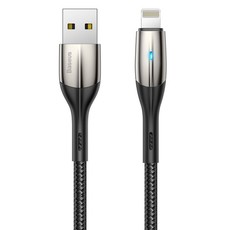 Baseus 2.4A/1.5A LED Horizontal USB Type-A 2.0 to Lightning Cable