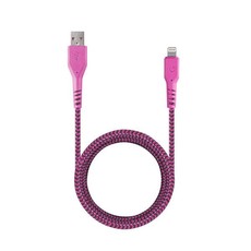 ENERGEA Fibratough Lightning 1.5M USB Cable - Pink