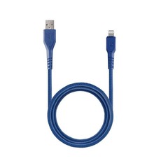 ENERGEA Fibratough Lightning 1.5M USB Cable - Blue