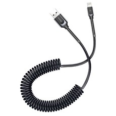 Baseus 1.2m - 2A Double Spring Series USB Type-A 2.0 to Lightning Cable