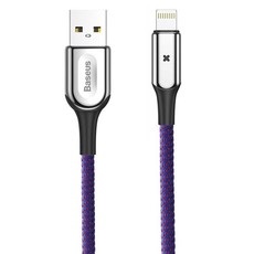 Baseus 2.4A/1.5A LED X-Type USB Type-A 2.0 to Lightning Cable