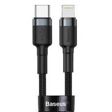 Baseus 1m - 2.4A Cafule USB Type-C 2.0 to Lightning 18W PD Cable