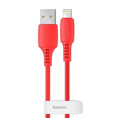 Baseus 1.2m - 2.4A Colourful Series USB Type-A 2.0 to Lightning Cable