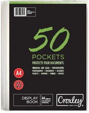 Croxley A4 Hard Cover Display File - 50 Pocket