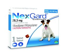 Nexgard Chewable Tick & Flea Tablet for Dogs - 4.1-10kg (1 Tablet)