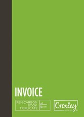 Croxley JD66BO A5 Invoice Pen Carbon Book Triplicate