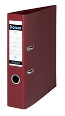Donau Lever Arch File A4 75mm - Burgundy