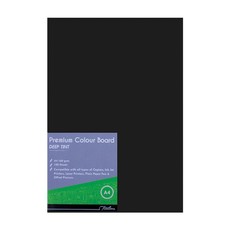 Treeline Black A4 Deep Tint 160gsm Project Board - 100's