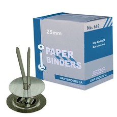 25mm Paper Binder - Box of 100