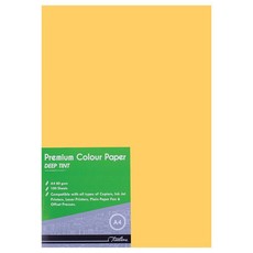 Treeline Lemon A4 Premium Deep Tint - 80gsm Paper (100 Sheets)