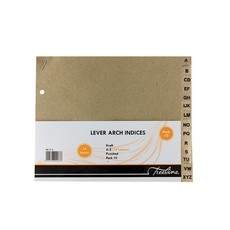 Treeline Lever Arch Index File Divider Kraft - 12 Leaves (A-Z)