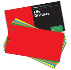 RBE: Bright Assorted Board Dividers - 5 Colours