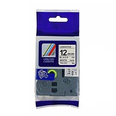 Brother TZ-231 (12mm x 8m Black on White)Label Laminated Tape Cartridge