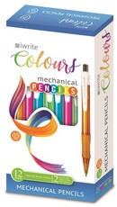 iWrite Colours: Mechanical Retractable Pencils Assorted - Box of 12