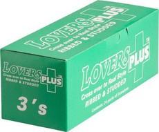 Lovers Plus Ribbed & Studded - 24x 3