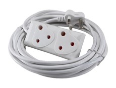 5m Extension Cord With A Two-Way Multi-Plug Extension Lead