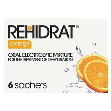REHIDRAT®, Oral Electrolyte Mixture, Orange, 14g x 6 sachets
