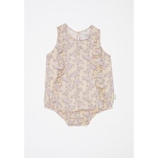 Sticky Fudge Lilly Frill Romper - Beige