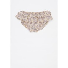 Sticky Fudge Lilly Frill Diaper Cover - Beige & White