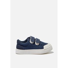Cotton On Mini Multi Strap Trainer - Vintage Navy