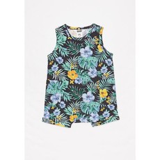 Cotton On Nate Romper - Black/ Palm Print