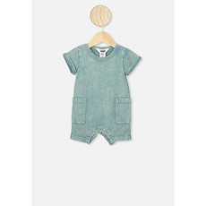 Cotton On Alby Playsuit - Aqua Dream