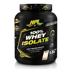 NPL 100% Whey Protein Isolate Vanilla Cream - 1.5kg