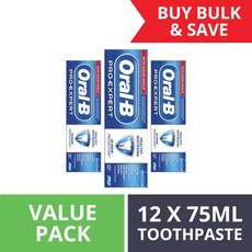 Oral-B Pro-Expert Toothpaste - Healthy Whitening - 12 x 75ml - Bulk Pack