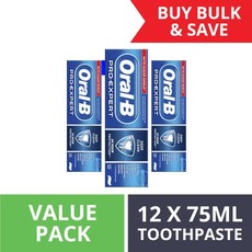 Oral-B Pro-Expert Toothpaste - Deep Clean - 12 x 75ml - Bulk Pack