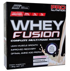 Pro Nutrition Whey Fusion 1.8kg - Strawberry